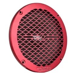 DS18 PRO-GRILL6MS/RD, slimmat 6.5 tums högtalargaller i metall, röd