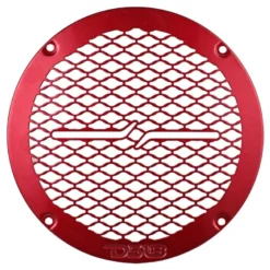DS18 PRO-GRILL6MS/RD, slimmat 6.5 tums högtalargaller i metall, röd