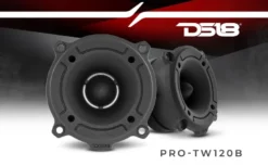 DS18 PRO-TW120B, svart SPL-diskant, par
