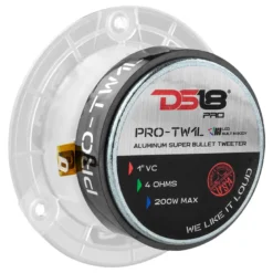 DS18 PRO-TW1L, SPL-diskant med RGB LED-belysning