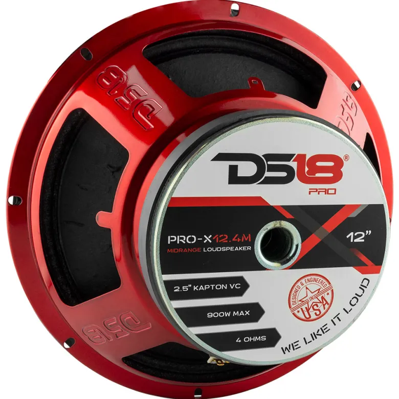 DS18 PRO-X12.4M, 12 tums midbas, styck