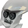 Dubbel lampkåpa kallvit 80w, Yamaha WR 2019-2026, vit, 2xE406k