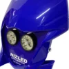 Dubbel lampkåpa kallvit 80w Yamaha WR 2019-2026, blå, 2xE406k