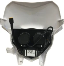 Dubbel lampkåpa varmvit 80w, Yamaha WR 2019-2026, vit, 2xE405K