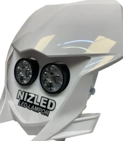 Dubbel lampkåpa varmvit 80w, Yamaha WR 2019-2026, vit, 2xE405K