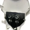 Dubbel lampkåpa 80 W Yamaha WR vit 2019-2024, med NIZLED instegslampor