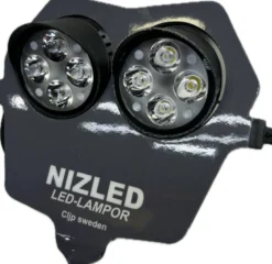 Dubbelljus kallvit 80w Fantic 2-takt 2024-, grå dekal, 2xE406k NIZLED