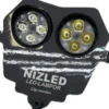 Dubbelljus kallvit 80w Fantic 4-takt 2024-, grå dekal, 2xE406k NIZLED