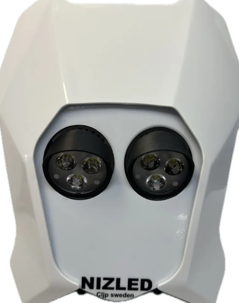 Dubbelljus kallvit 70w Triumph 2024-, vit, 2xE306k NIZLED