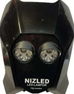 Dubbelljus kallvit 80w Triumph 2024-, svart, 2xE406k NIZLED