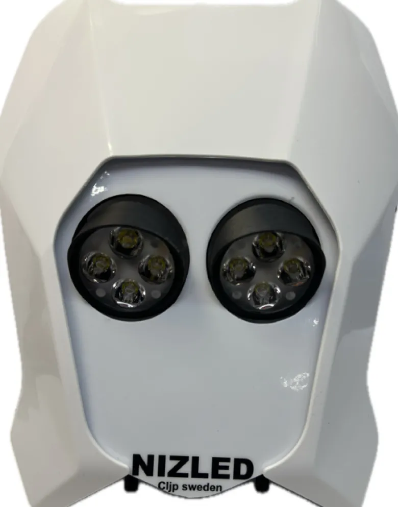 Dubbelljus kallvit 80w Triumph 2024-, vit, 2xE406k NIZLED