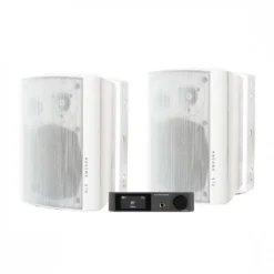 Dynavoice CA802BT & DLS MB5i utomhushögtalare, vit