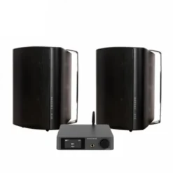 Dynavoice CA802BT & DLS MB6i utomhushögtalare, svart