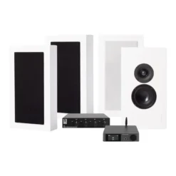Dynavoice CA802BT, SC4B & 2 par mattvita DLS Flatbox Midi