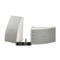 Dynavoice CA802BT & Yamaha NS-AW592 utomhushögtalare, vit