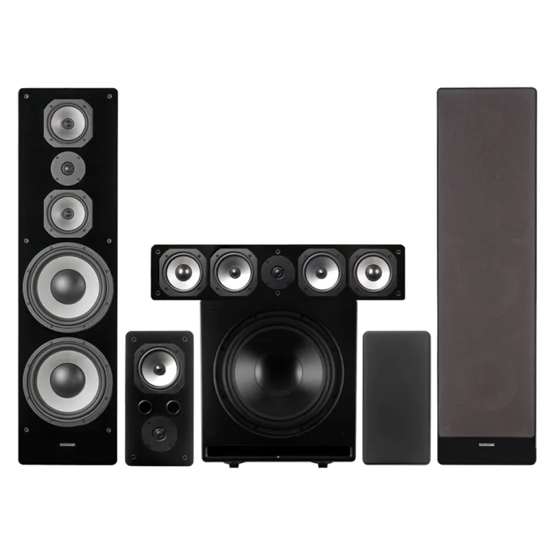 Dynavoice Challenger M-105 EX v4 högtalarpaket 5.1, svart