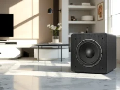 Dynavoice Challenger Sub 8 aktiv subwoofer, Svart ask