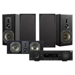 Dynavoice Definition DM-6II 5.0 hemmabiopaket med JBL MA710