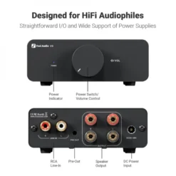 Dynavoice Definition DM-6II med Fosi Audio V3 (32V), stereopaket