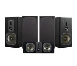 Dynavoice Definition DM-6 MKII med DC-5 5.0 högtalarpaket, svart