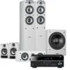 Dynavoice Magic F-5 EX Hembiopaket 5.1 Vit & Yamaha HTR-4072