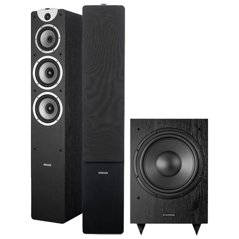 Dynavoice Magic F-7 & MW10 2.1 högtalarpaket, svart