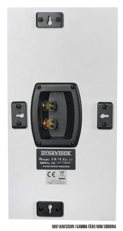Dynavoice Magic FX-4 EX v3 Vägghögtalare Svart ask, par
