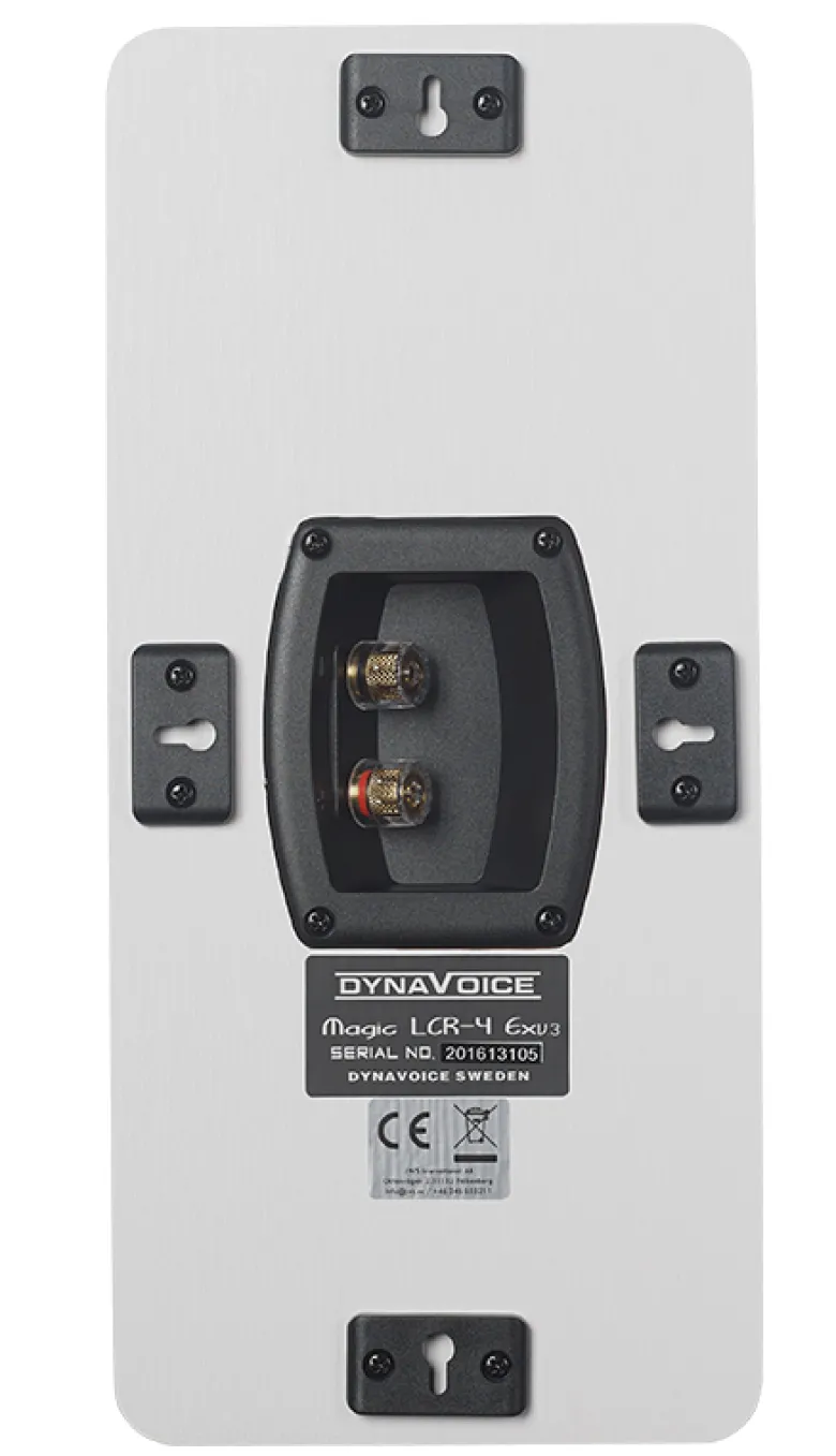 Dynavoice Magic LCR-4 EX v3 Vägghögtalare Vit ek, par