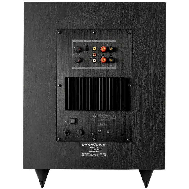 Dynavoice Magic MW12 subwoofer, svart