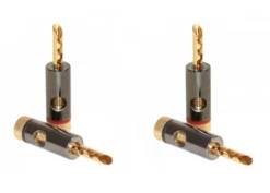 Dynavox BFA-Stecker kromfinish, 4-pack