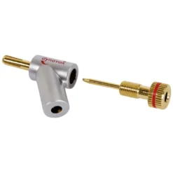 Dynavox BN207528, vinklade banankontakter 4-pack