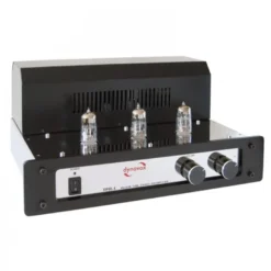 Dynavox TPR-1 kompakt stereoförsteg med rör, kromfinish