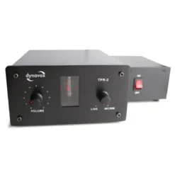 Dynavox TPR-2 rörbestyckad RIAA-förstärkare för vinylspelare, svart