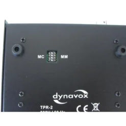 Dynavox TPR-2 rörbestyckad RIAA-förstärkare för vinylspelare, svart