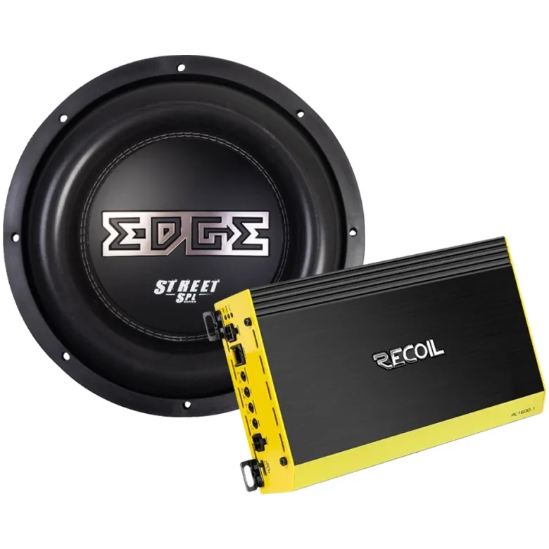 EDGE EDP122SPL-E3 med Recoil RL1600.1, 1x12" baspaket