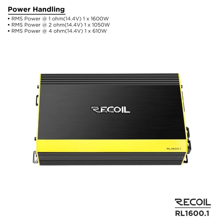 EDGE EDP122SPL-E3 med Recoil RL1600.1, 1x12" baspaket