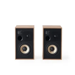 Elipson Heritage XLS7 retro-inspirerade stativhögtalare, ljus ek par