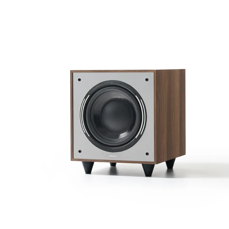 Elipson Horus 8S Walnut/Dark Grey, aktiv subwoofer