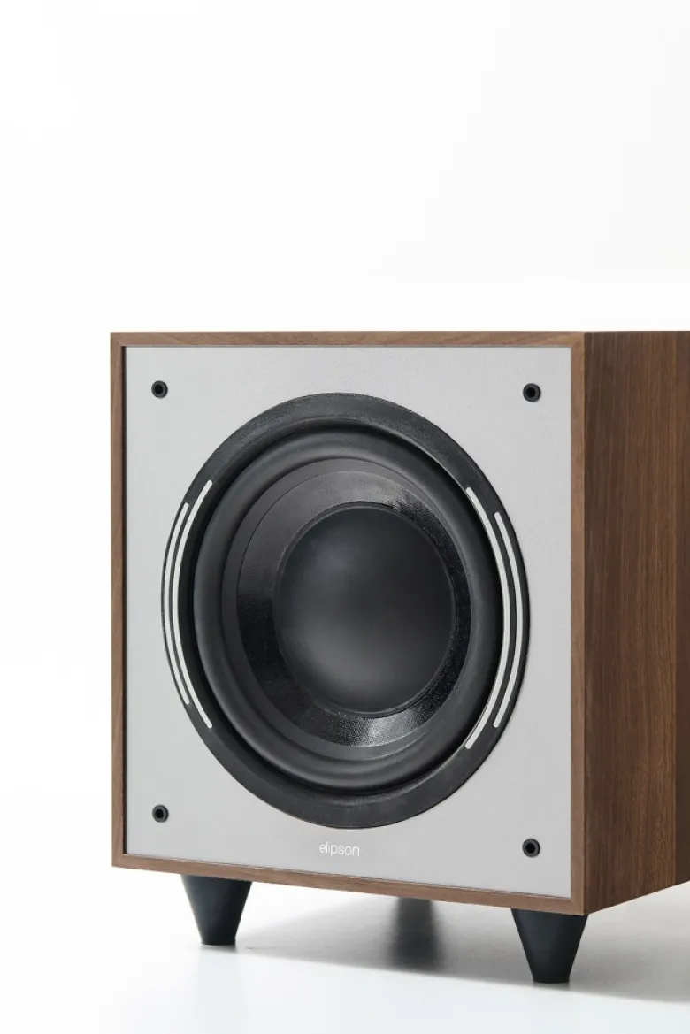 Elipson Horus 8S Walnut/Dark Grey, aktiv subwoofer