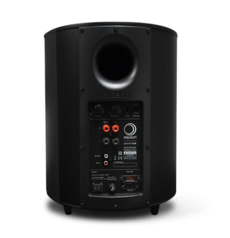 Elipson Planet Sub, aktiv subwoofer svart