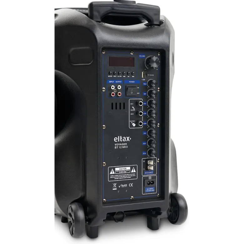 Eltax Voyager BT 12 MKII, portabel partyhögtalare med Bluetooth