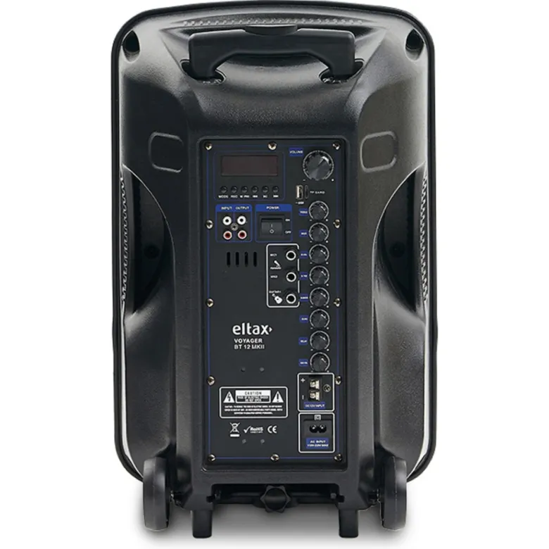 Eltax Voyager BT 12 MKII, portabel partyhögtalare med Bluetooth