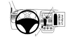 Fiat Doblo 10-14, Centrerad