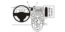 Fiat Panda 04-07, Centrerad