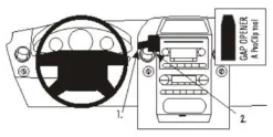 Ford F-150 04-08, Centrerad