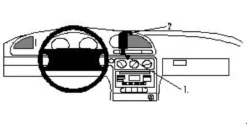Ford Mondeo 97-00, Centrerad