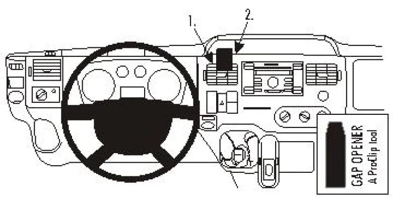 Ford Transit 07-13, Centrerad