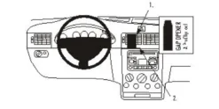 Ford Transit Connect/Tourneo Connect 03-09, Centrerad