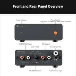 Fosi Audio Box X5, RIAA med stöd för MM och MC