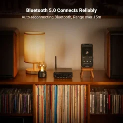 Fosi Audio BT30D, stereoförstärkare med Bluetooth & 48V nätdel
